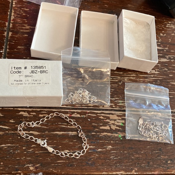 Sterling silver 925 made in Italy 7” bracelets - Picture 4 of 7